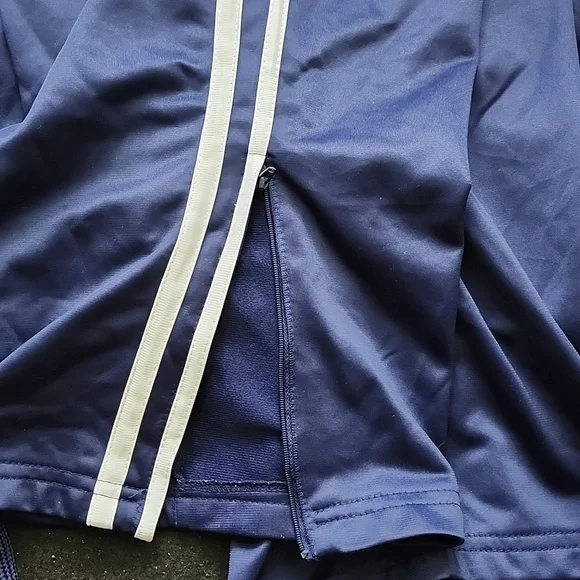 STARTER Blue and White Stripe Jogger Sweatpants Athletic Fit; Navy, Size:XL - Picture 10 of 13